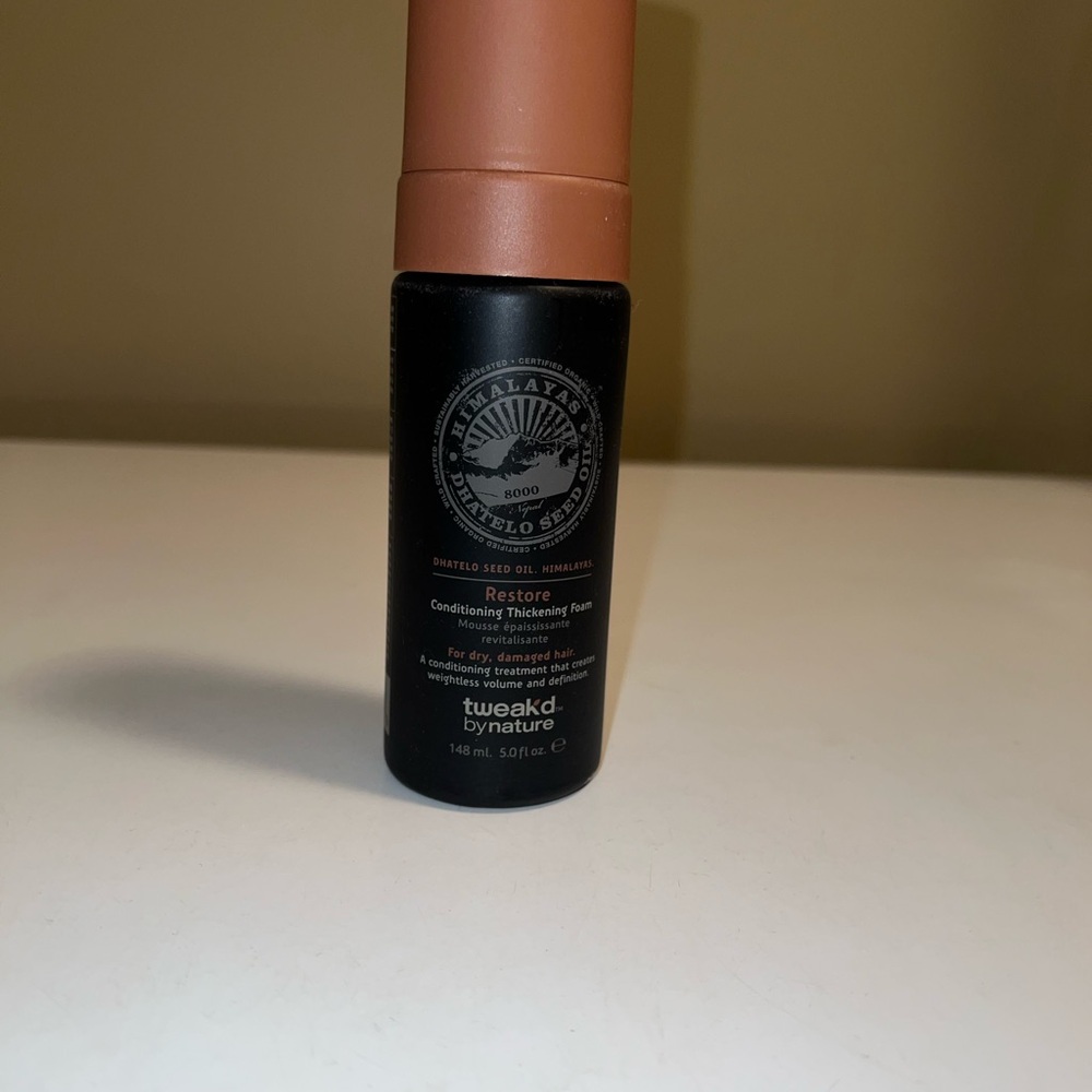 Brand New Tweak'd by Nature Restore Conditioning Thickening Foam